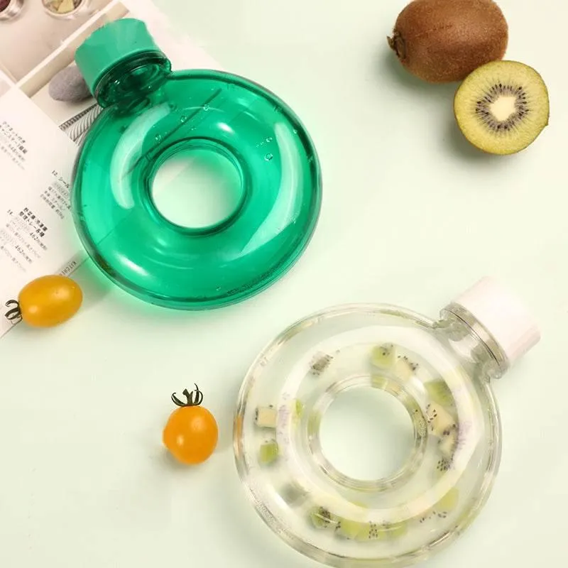 Anti-Fall Donut Water Bottle - Fun Creative Design
