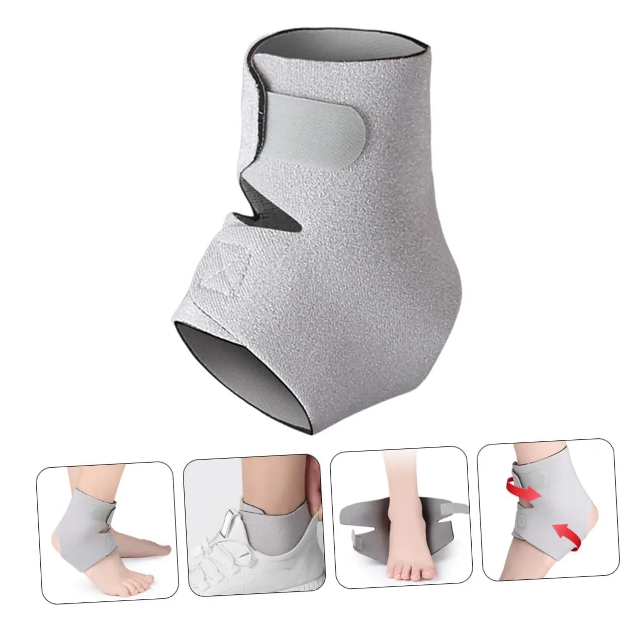 Anti-spray Ankle Guard Pressure Swelling Protectors Ankle Wraps Guard High Gym Elastic Outdoor Women Calf Compression Compression Men Protector Support Sleeve Shin Grey