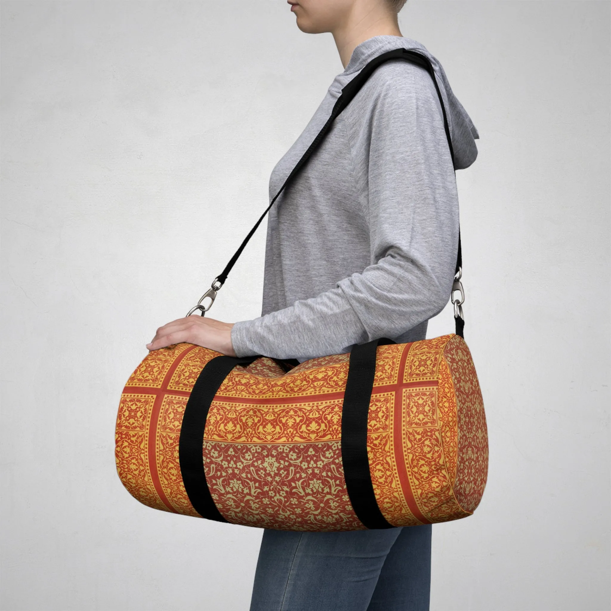 Arabesques by Émile Prisse d'Avennes Duffle Bag