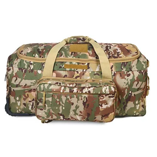 ARMYCAMO | Wolfwarriorx | L&Q army Wheeled Deployment Trolley Duffel Bag
