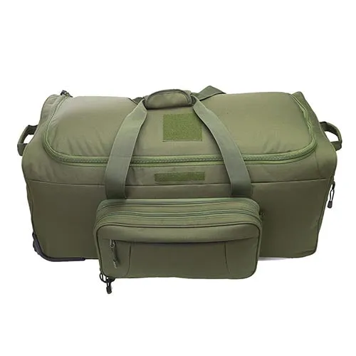 ARMYCAMO | Wolfwarriorx | L&Q army Wheeled Deployment Trolley Duffel Bag