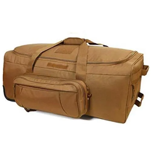 ARMYCAMO | Wolfwarriorx | L&Q army Wheeled Deployment Trolley Duffel Bag