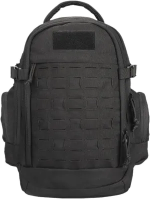 Assault Backpack 600D Sports Outdoor Bag High Capacity Tourism Hiking Mountain Camping Bags(Black)