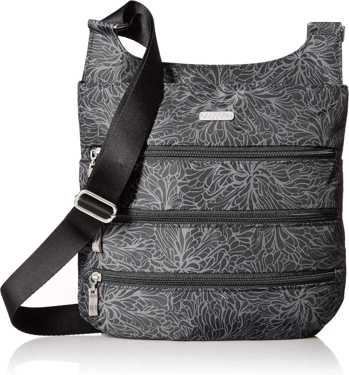 Baggallini Big Zipper Travel Crossbody Bag