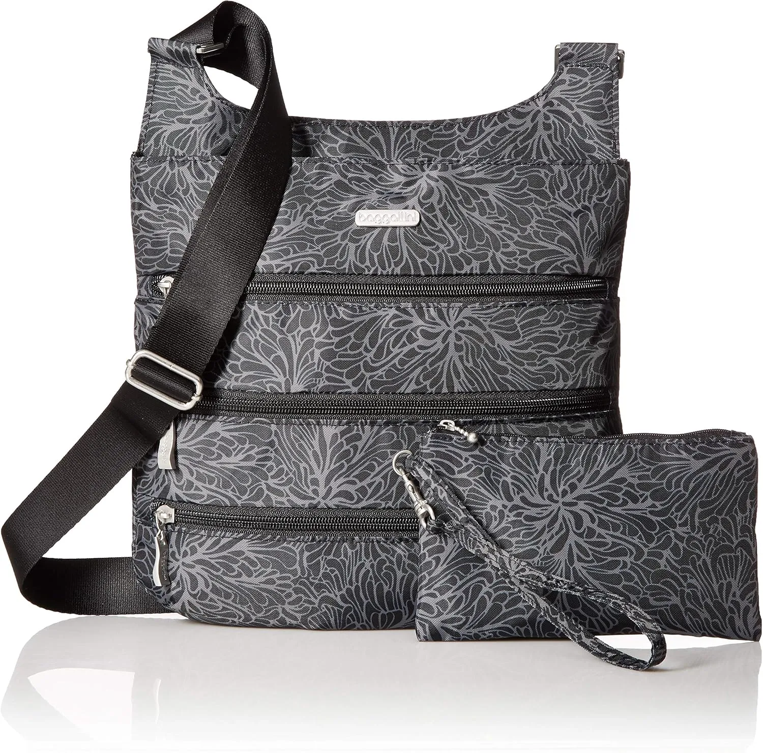 Baggallini Big Zipper Travel Crossbody Bag