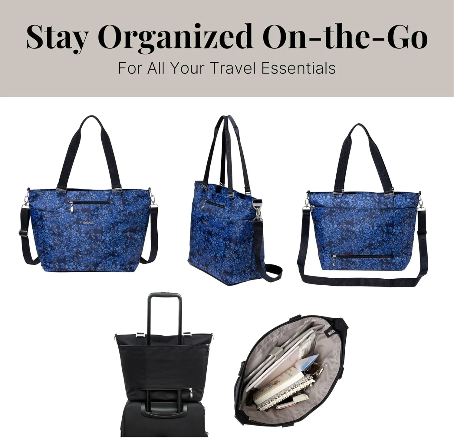 Baggallini unisex adult Avenue Tote