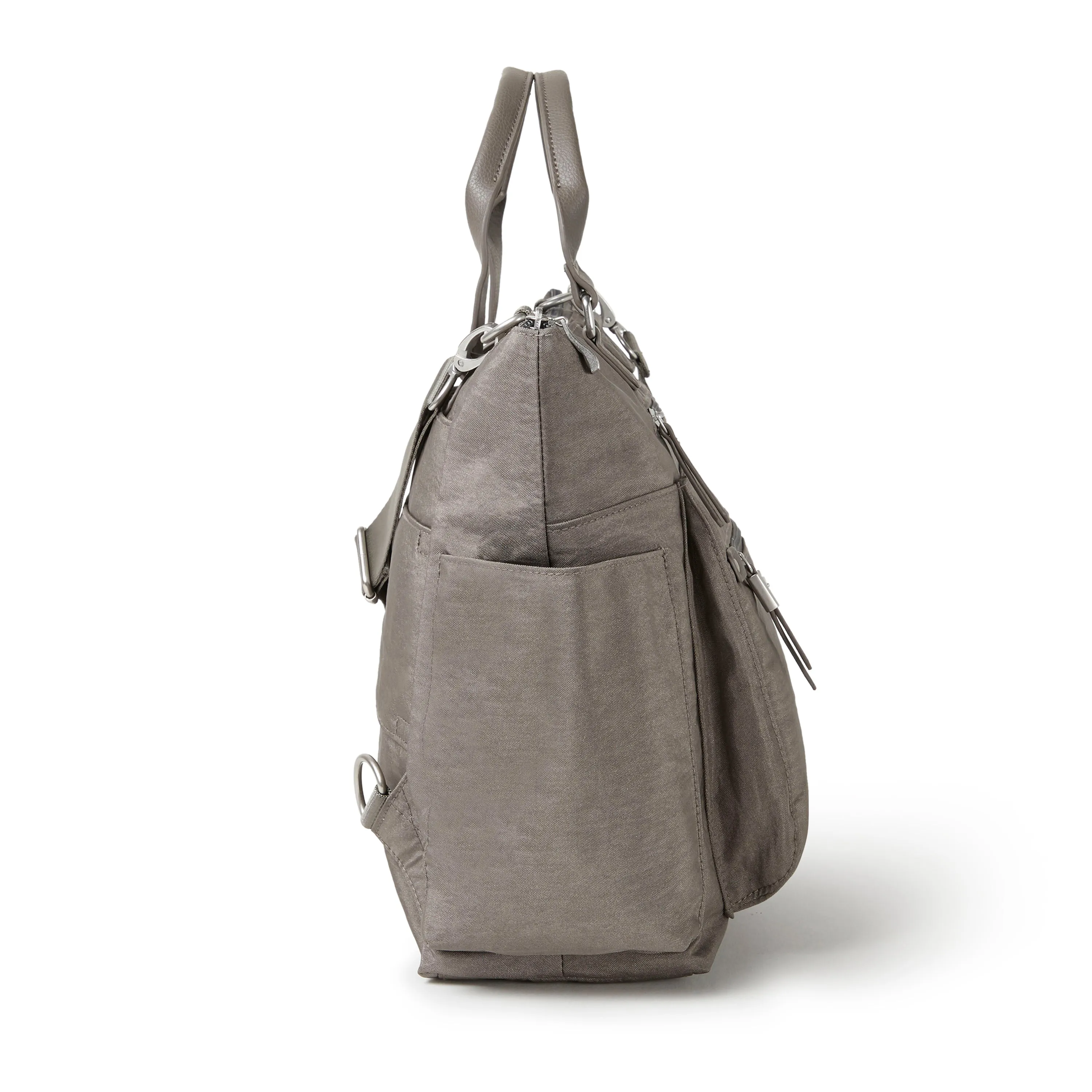 Baggallini Women's 3-in-1 Convertible Backpack with RFID Phone Wristlet