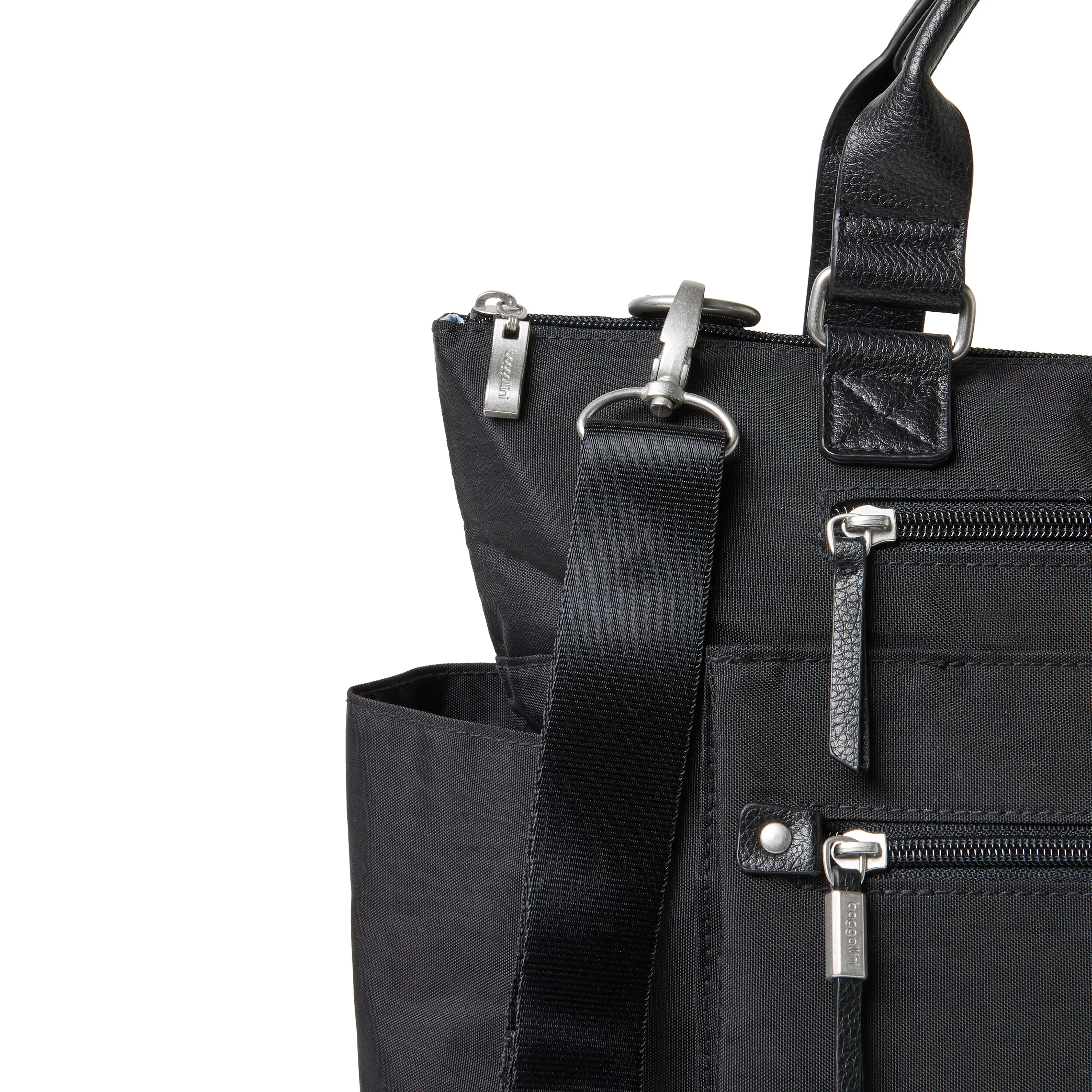 Baggallini Women's 3-in-1 Convertible Backpack with RFID Phone Wristlet