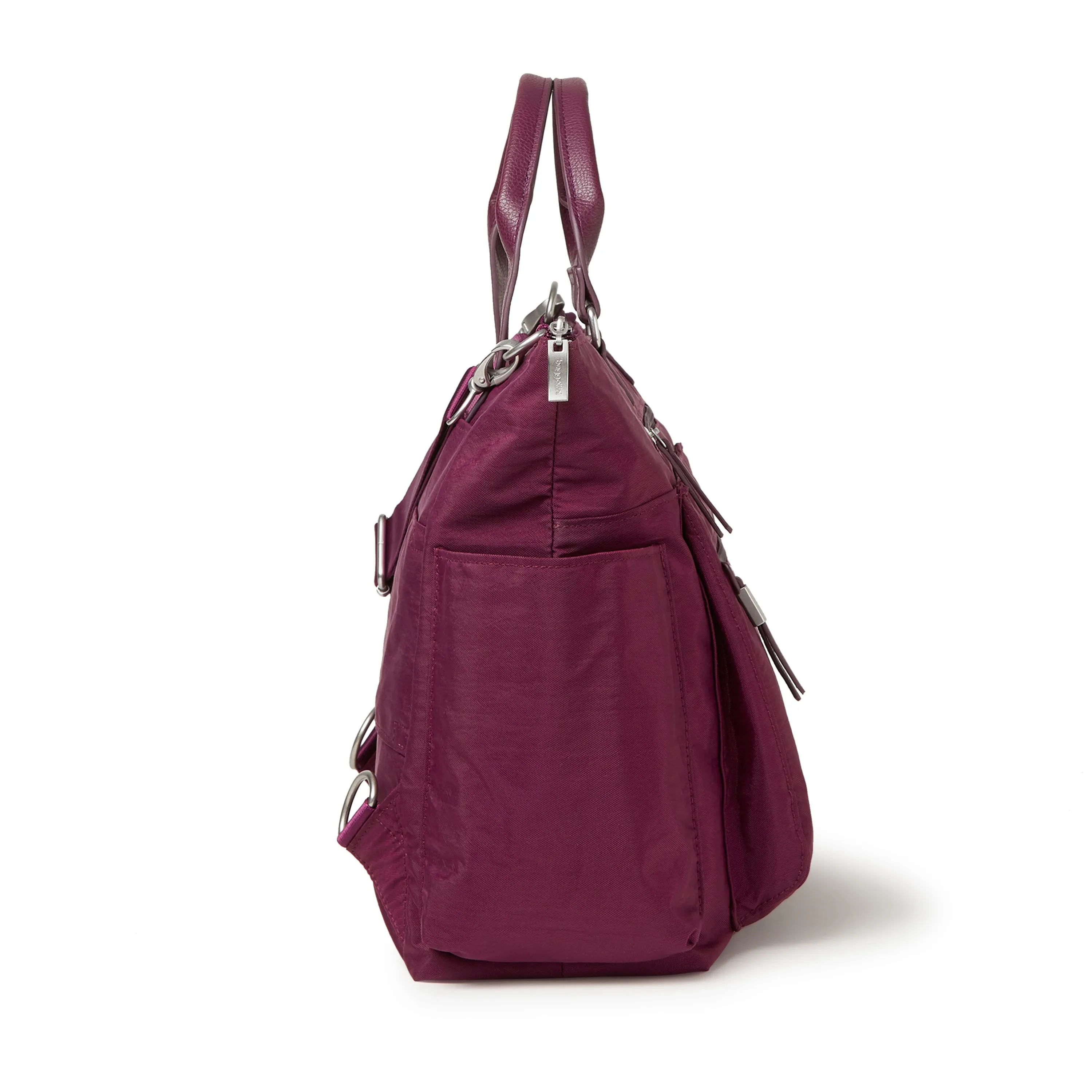 Baggallini Women's 3-in-1 Convertible Backpack with RFID Phone Wristlet