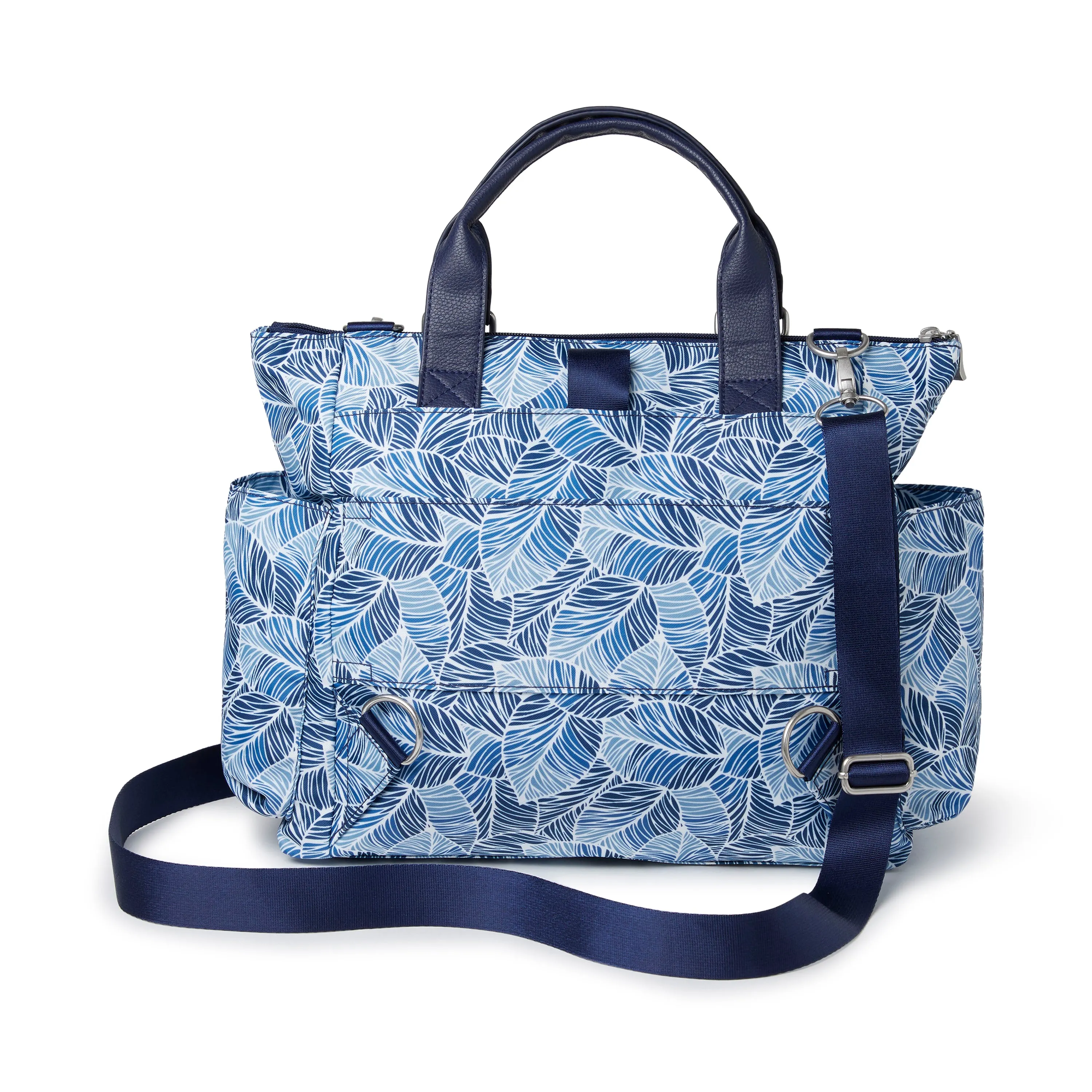 Baggallini Women's 3-in-1 Convertible Backpack with RFID Phone Wristlet