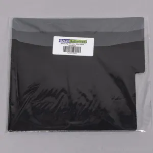 Bags Unlimited Bags Unlimited DLPP40K5PK - 12 Inch LP Divider Cards - 40 Guage - 5 Pack (Black)