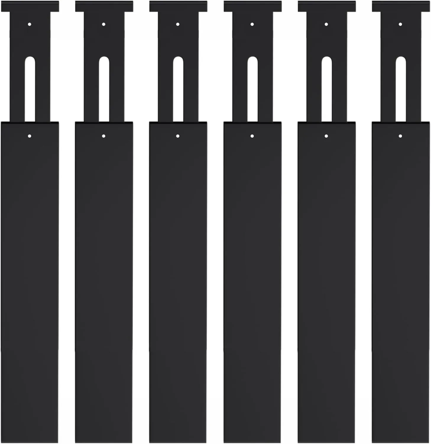 Bamboo Drawer Dividers,17-22" Adjustable Kitchen Drawer Organizer for Clothes,6 Pack Expandable Drawer Organization Separators for Bedroom,Bathroom,Dresser and Office,Black