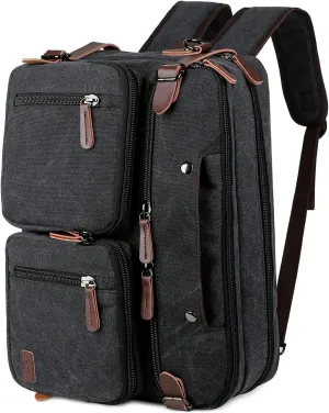 Baosha Convertible Briefcase Backpack 17 Inch Laptop Bag Case Business Briefcase HB-22