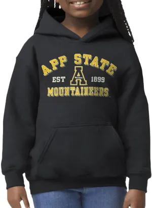 Barnesmith NCAA Unisex Youth Hooded Sweatshirt, Vintage Logo, Color