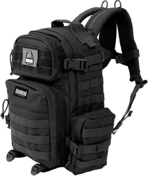 BARRERA warriors- 25l Tactical Backpack-Military Gear- Small travel Backpack Men-Molle Backpack- tactical laptop bag - outdoor backpack - Small assault pack (Black 25l)