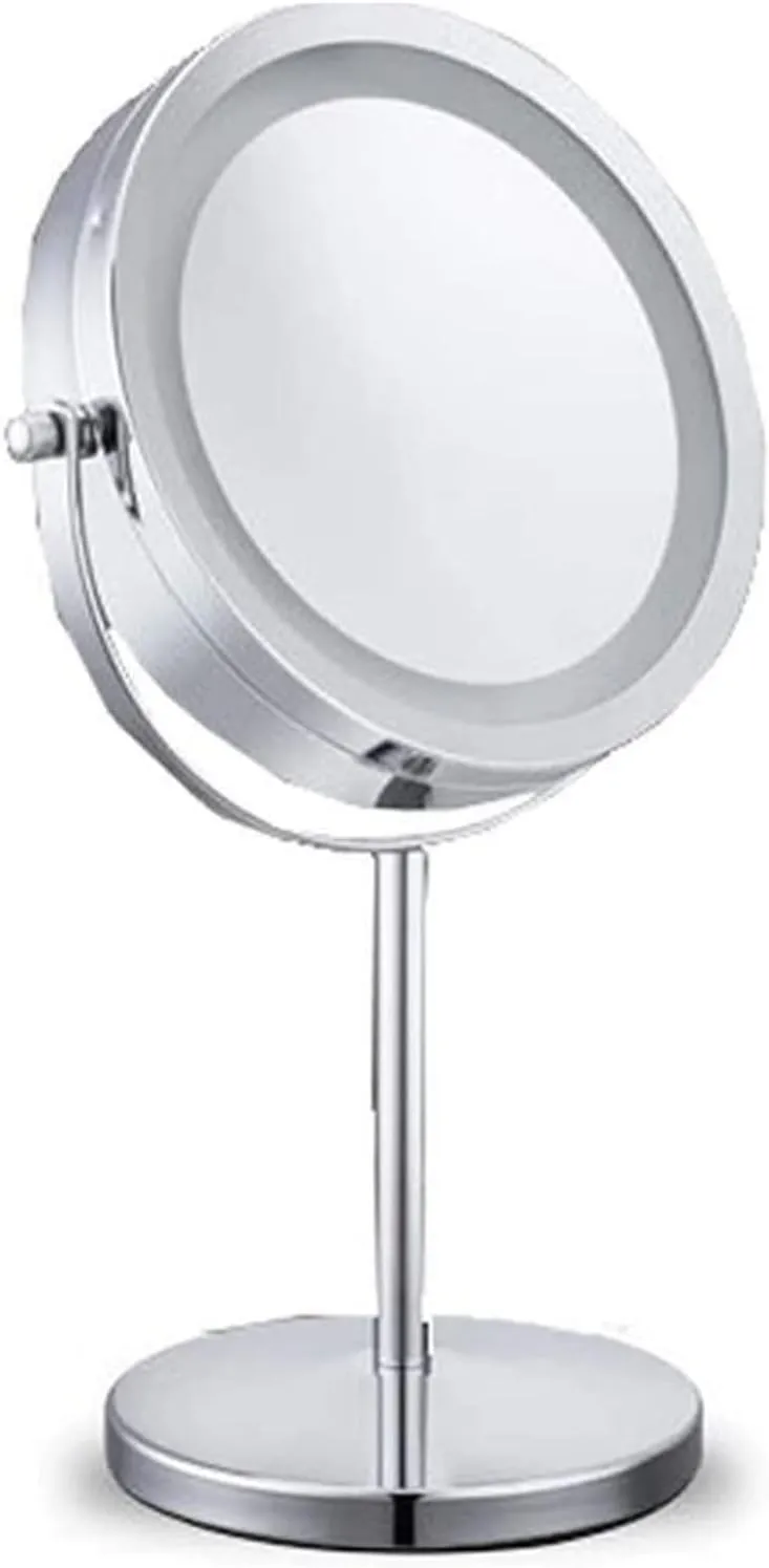 Bathroom Vanity Mirrors Mirrors with Lights 10x Magnifying Lighte Makeup Mirror ouble Sie Roun Magnifying Mirror Staning