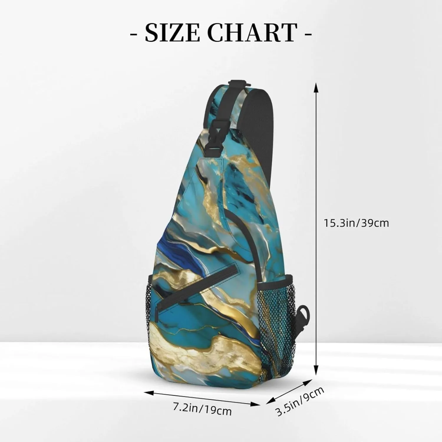 Beach Sunrise And Backlit Palm Tree Crossbody Bag Chest Shoulder Bag Small Casual Backpack Suitable For Women Men Hiking