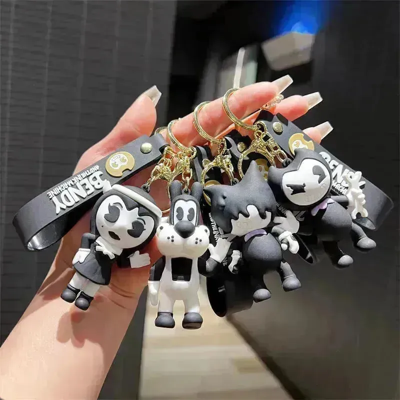 Bendi and The Ink Machine 3D Keychain