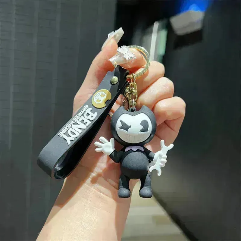 Bendi and The Ink Machine 3D Keychain