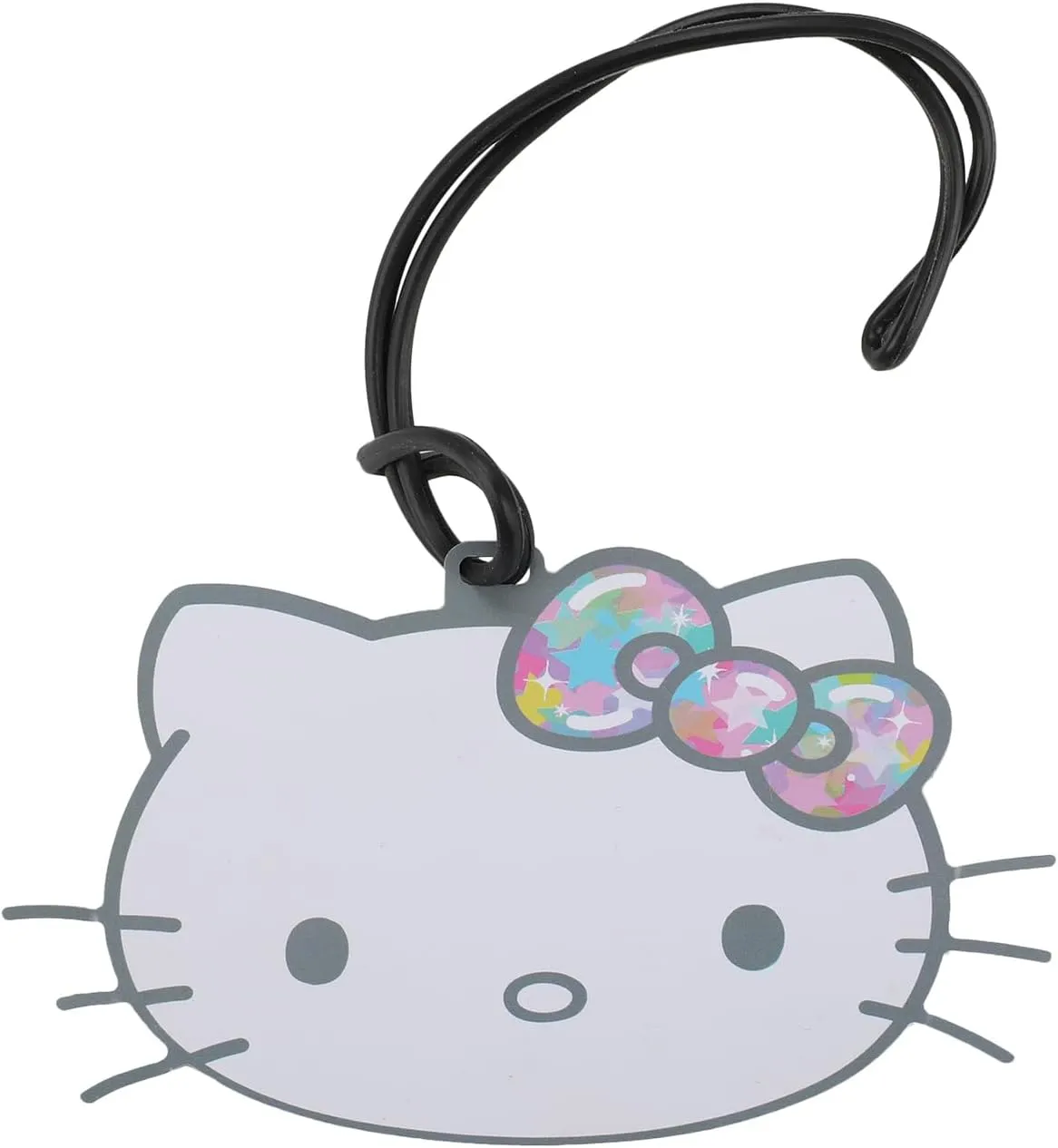Bioworld Hello Kitty Starshine 3-Piece Youth Pilot Case Duffle Bag & Luggage Tag Carry On Travel Set