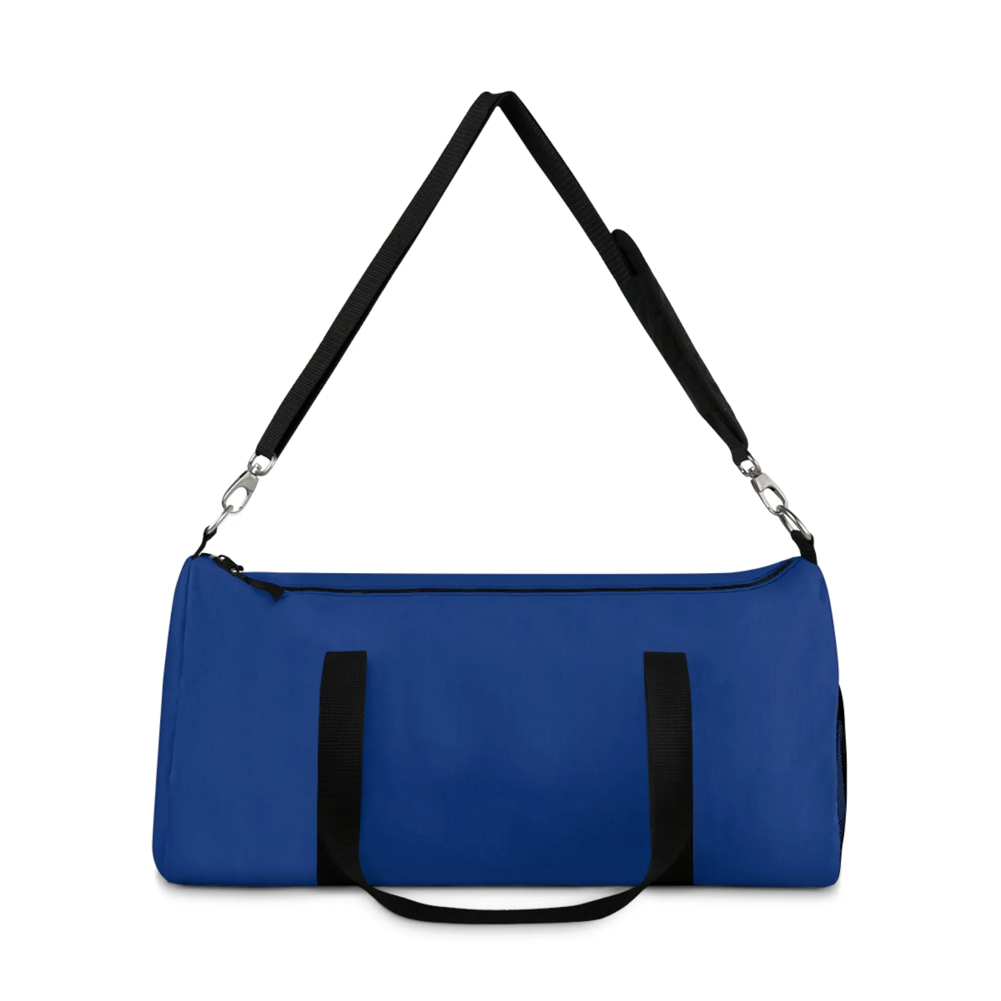 Blue RUN THE GAME Duffel Bag