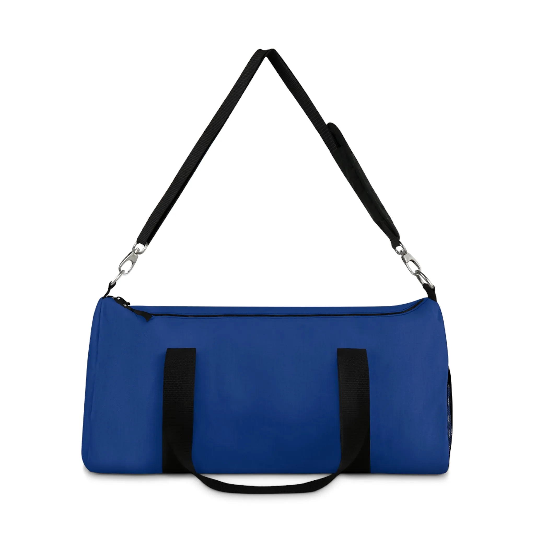 Blue RUN THE GAME Duffel Bag