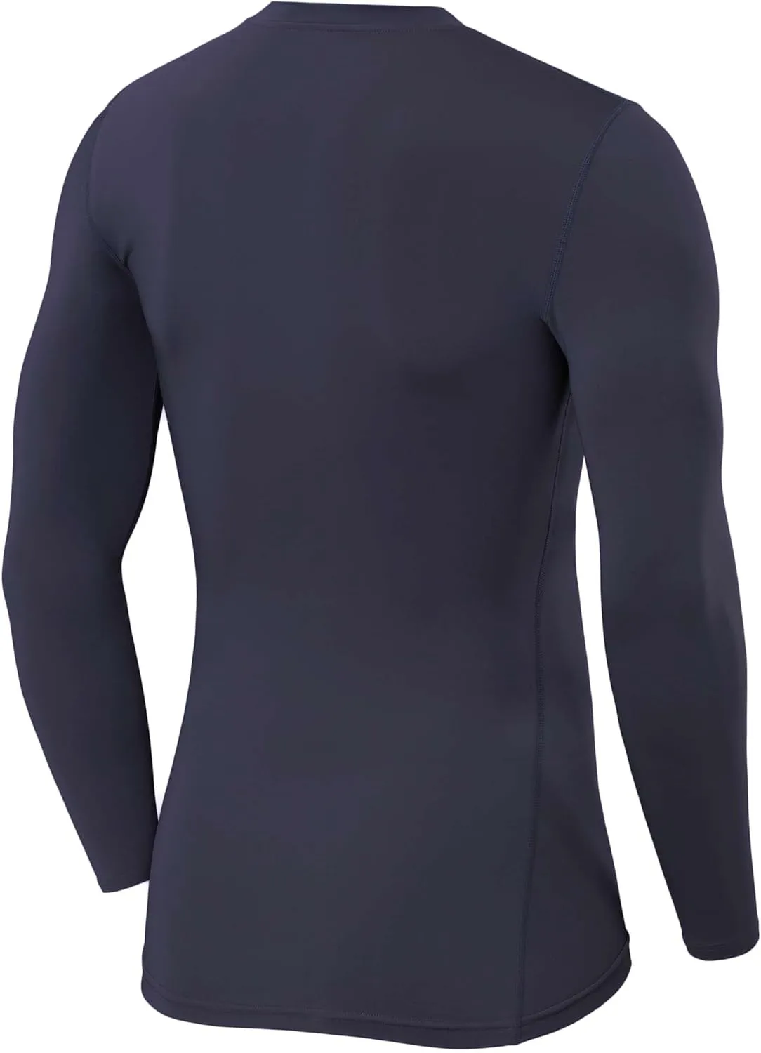 Boys' Compression Shirts Long Sleeve Youth Athletic Workout Top, Base Layer Sports Kids Undershirt - Crew Neck