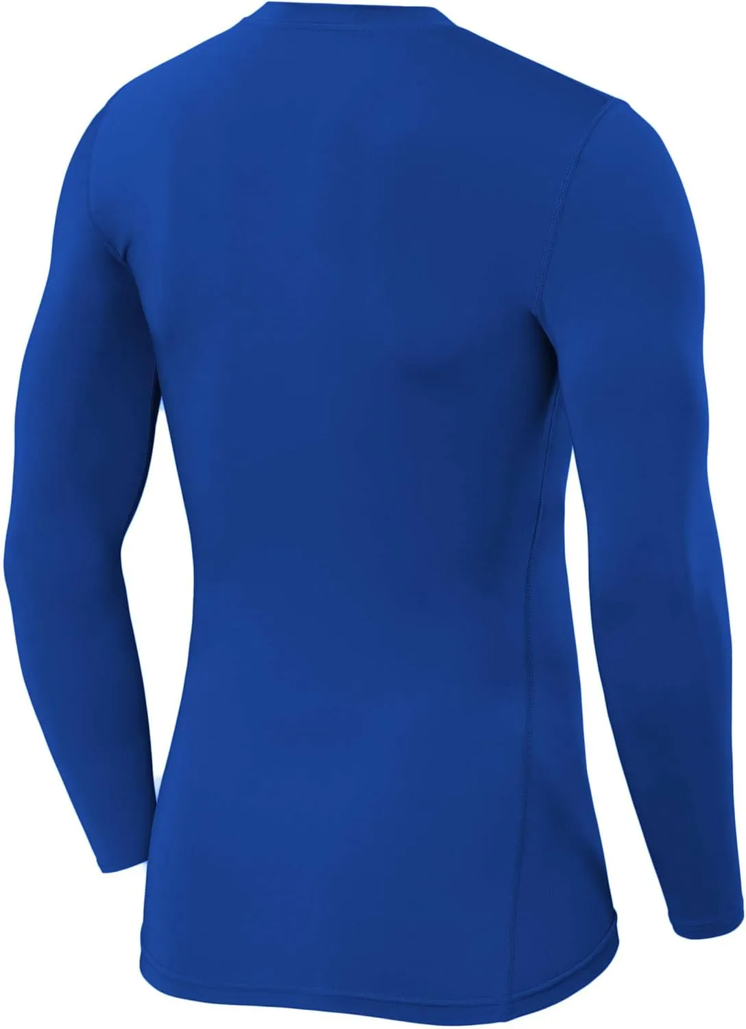 Boys' Compression Shirts Long Sleeve Youth Athletic Workout Top, Base Layer Sports Kids Undershirt - Crew Neck