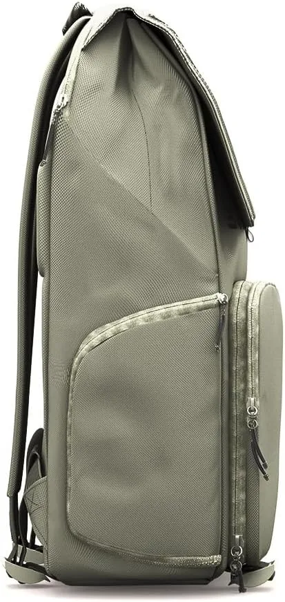 BREVITE - The Runner - Compact Camera Backpacks for Photographers - A Minimalist & Travel-friendly Photography Backpack Compatible With Both Laptop & DSLR Accessories 18L (Pine Green)