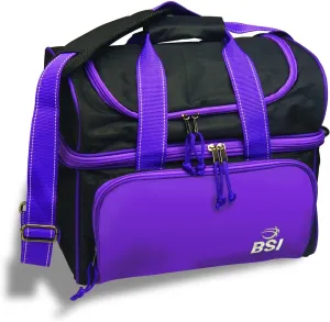 BSI Taxi Single Ball Tote Bag (Black/Purple)