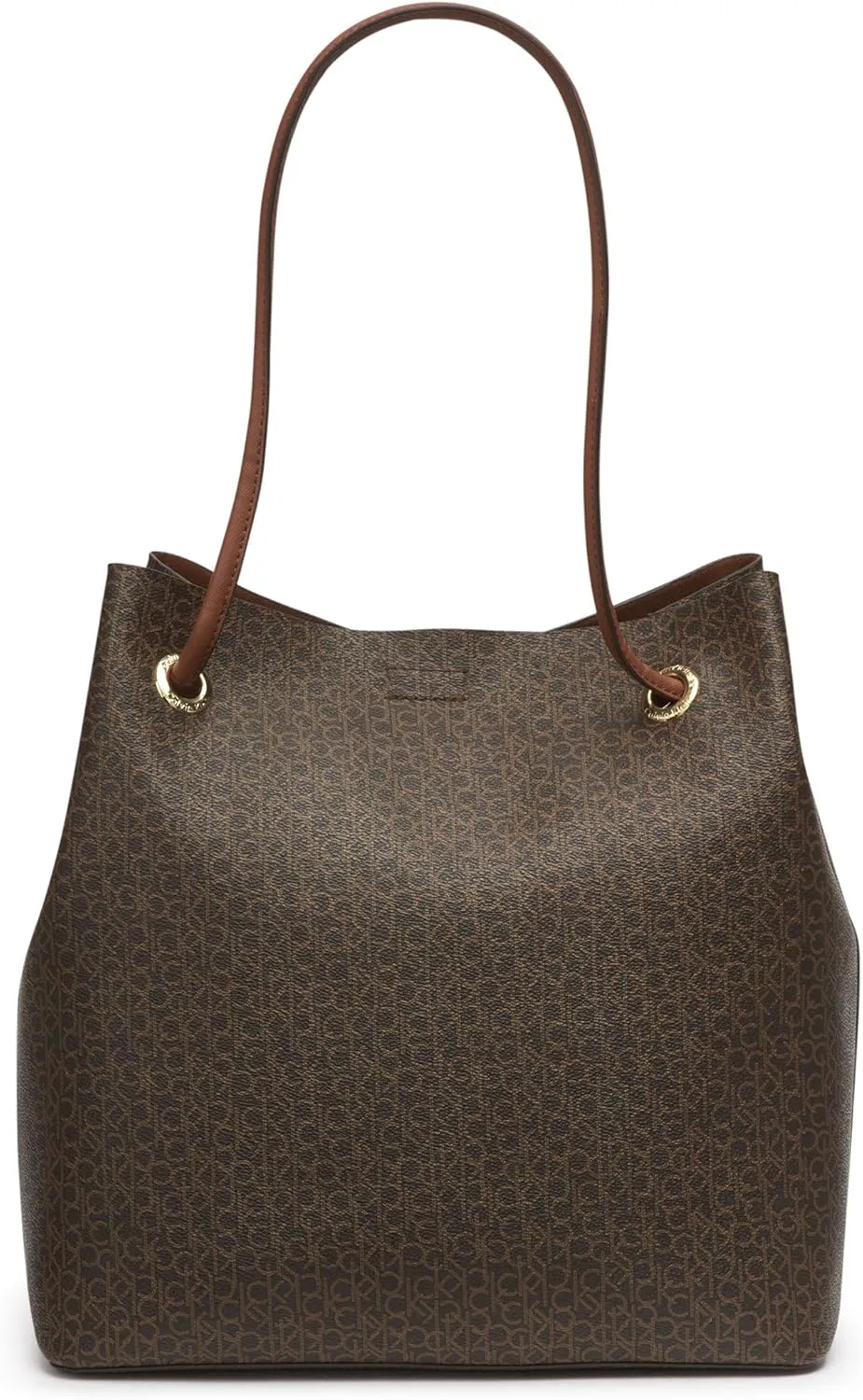 Calvin Klein Gabrianna Monogram North/South Key Item Tote
