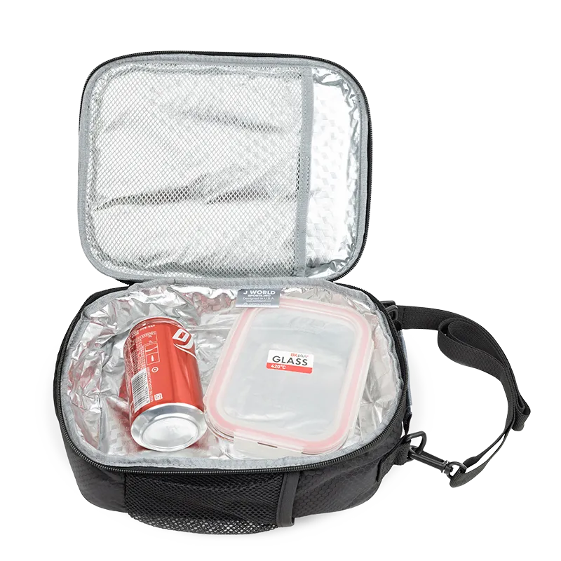 Cara Insulated Lunch Bag in Black