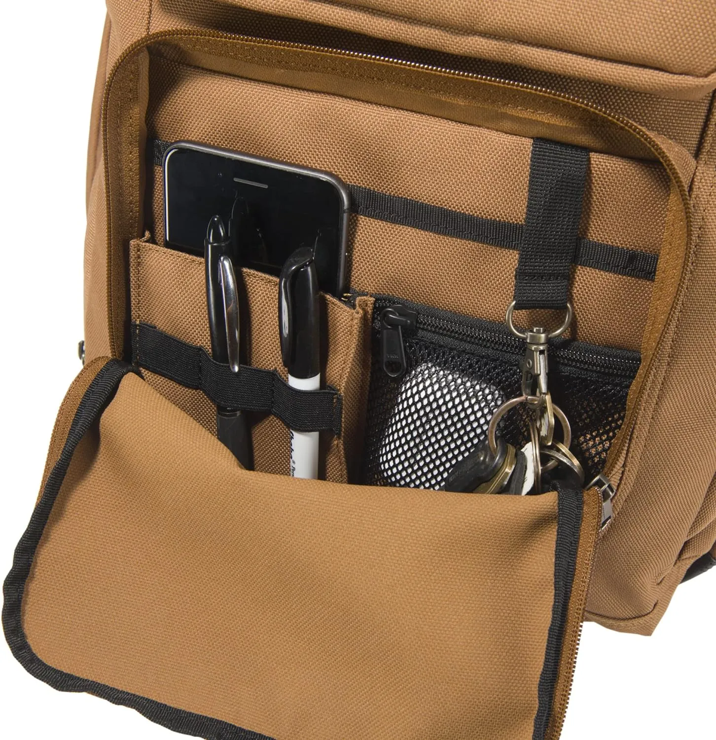 Carhartt 35L Triple-Compartment Backpack Carhartt Brown