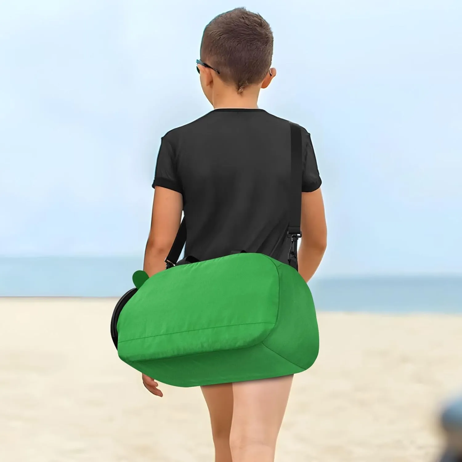 Carry on Duffel Bag Boy Weekender Overnight Mint Green Travel Duffle Bags Girls Tote Duffle Bag for Kids