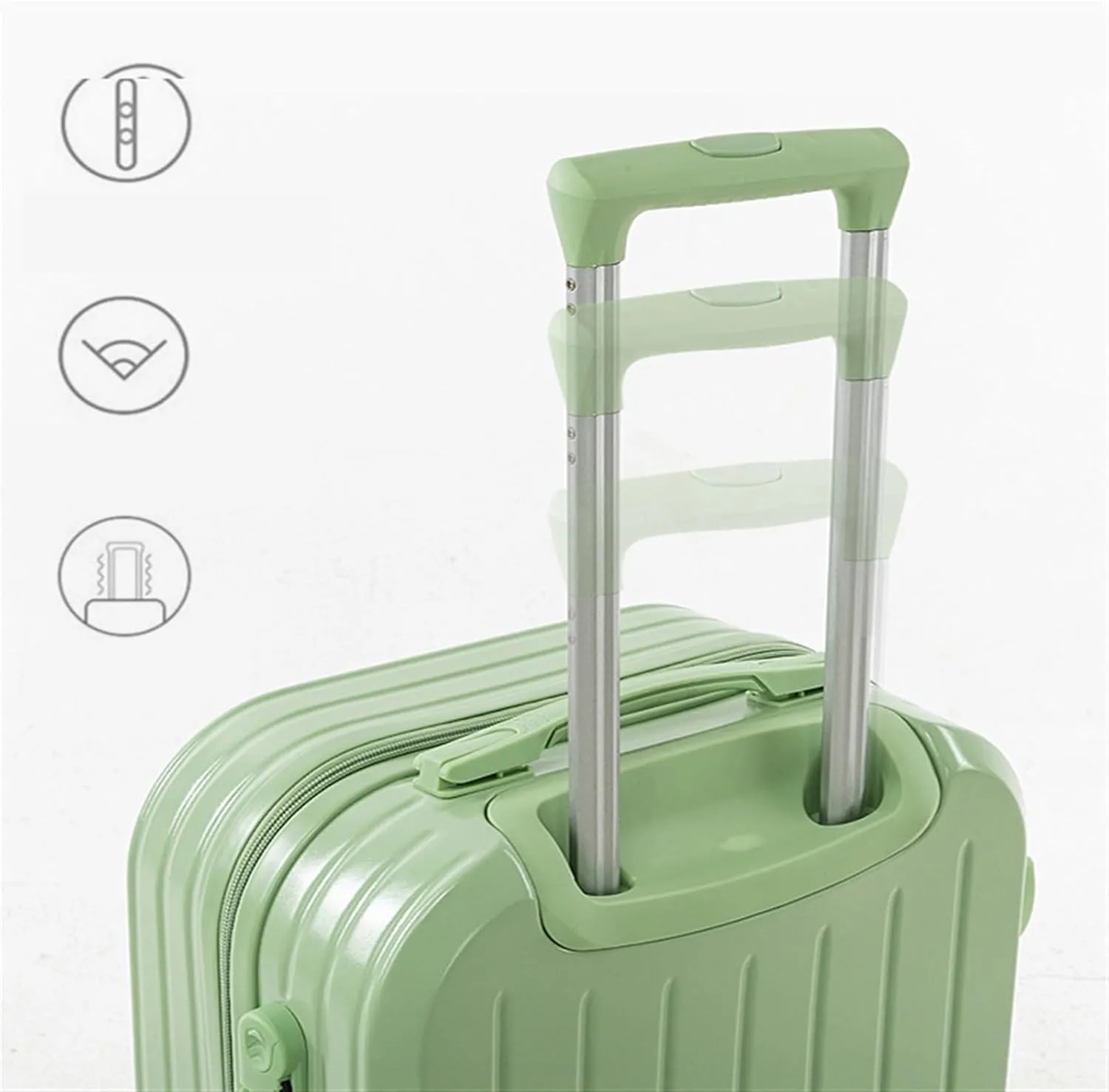 Carry On Luggages Suitcase Luggage Hard Suitcases Lightweight Password Luggage Wheeled Men's Women's Suitcase Luggage Suitcases (A-22inch
