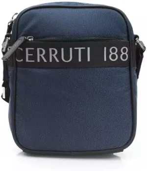 Cerruti 1881 Blue Nylon Messenger Men's Bag