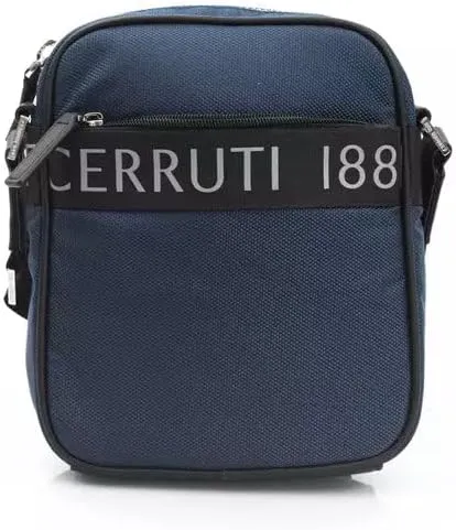 Cerruti 1881 Blue Nylon Messenger Men's Bag