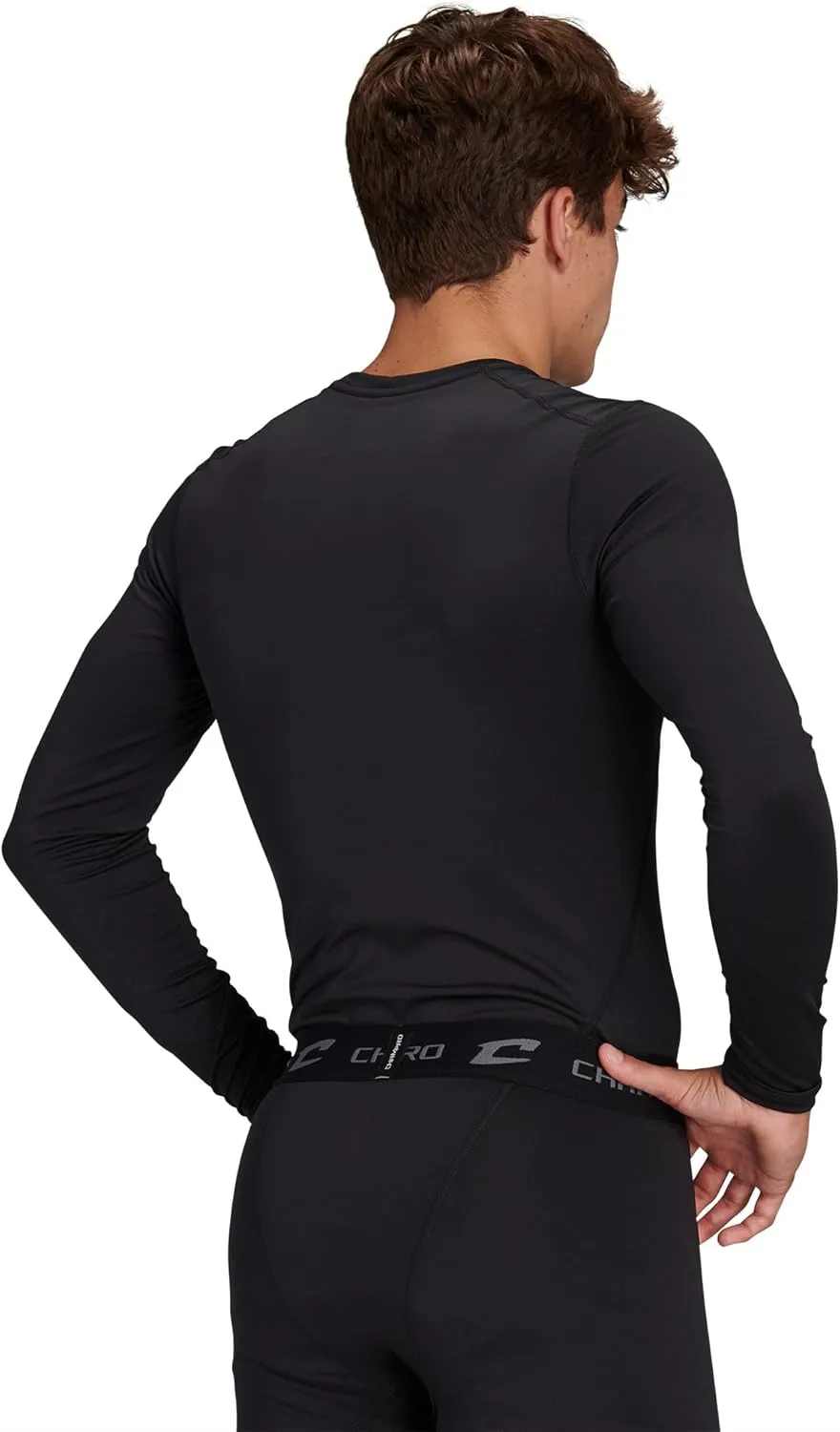 CHAMPRO Boys' Cold Weather Compression Long Sleeve Crew Neck Shirt