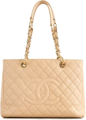 CHANEL Women's Pre-Loved Chanel Grand Shopping Tote, Caviar