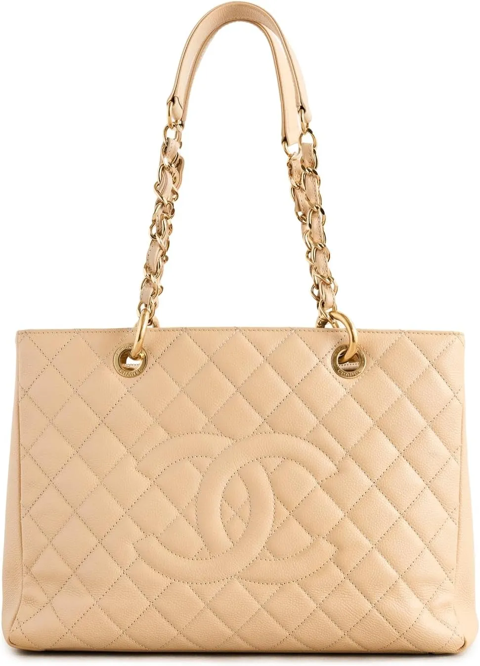 CHANEL Women's Pre-Loved Chanel Grand Shopping Tote, Caviar