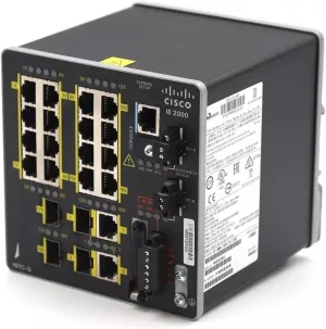 Cisco IE-2000-16TC-G-E 16-Port Industrial Ethernet Switch (Renewed)