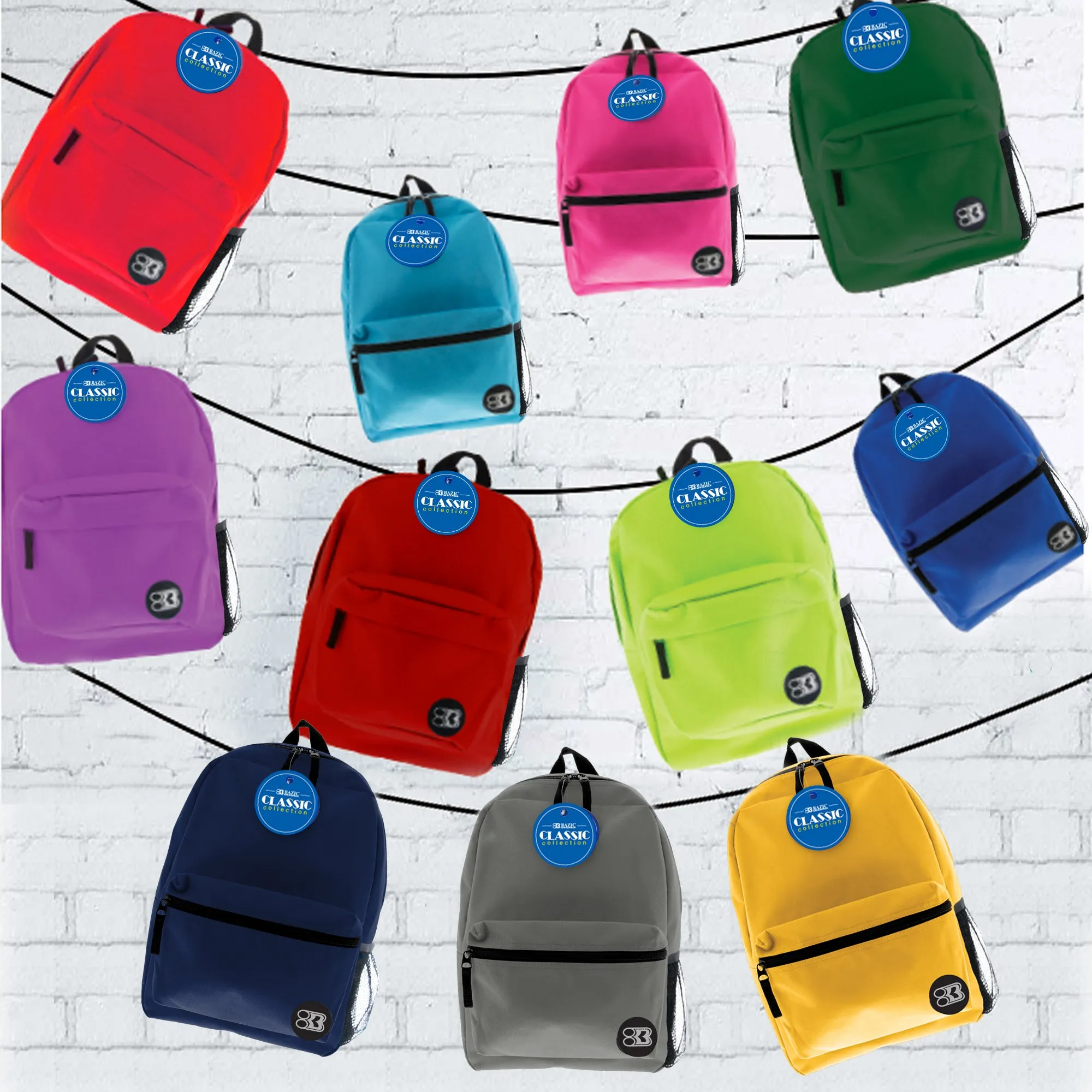 Classic 17" Purple Backpack