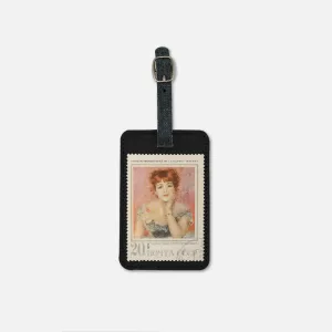 Classic Western Chic Luggage Tag w/Buckle