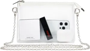 Clear Bag Stadium Approved: Suit for Quick Security Check - Small Transparent Purse for Women