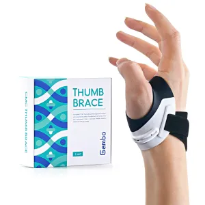 CMC Thumb Brace for Osteoarthritis, Anti-Crack Design for Joint Pain, Tendonitis, and Arthritis Relief - Lightweight Thumb Splint Stabilizer for Active (Small, Right Hand)