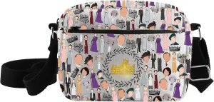 CMNIM Dow-ton Inspired Shoulder Bag British Manor TV Show Gifts M&E Fans Crossbody Bag Adjustable Strap Crawley Gifts
