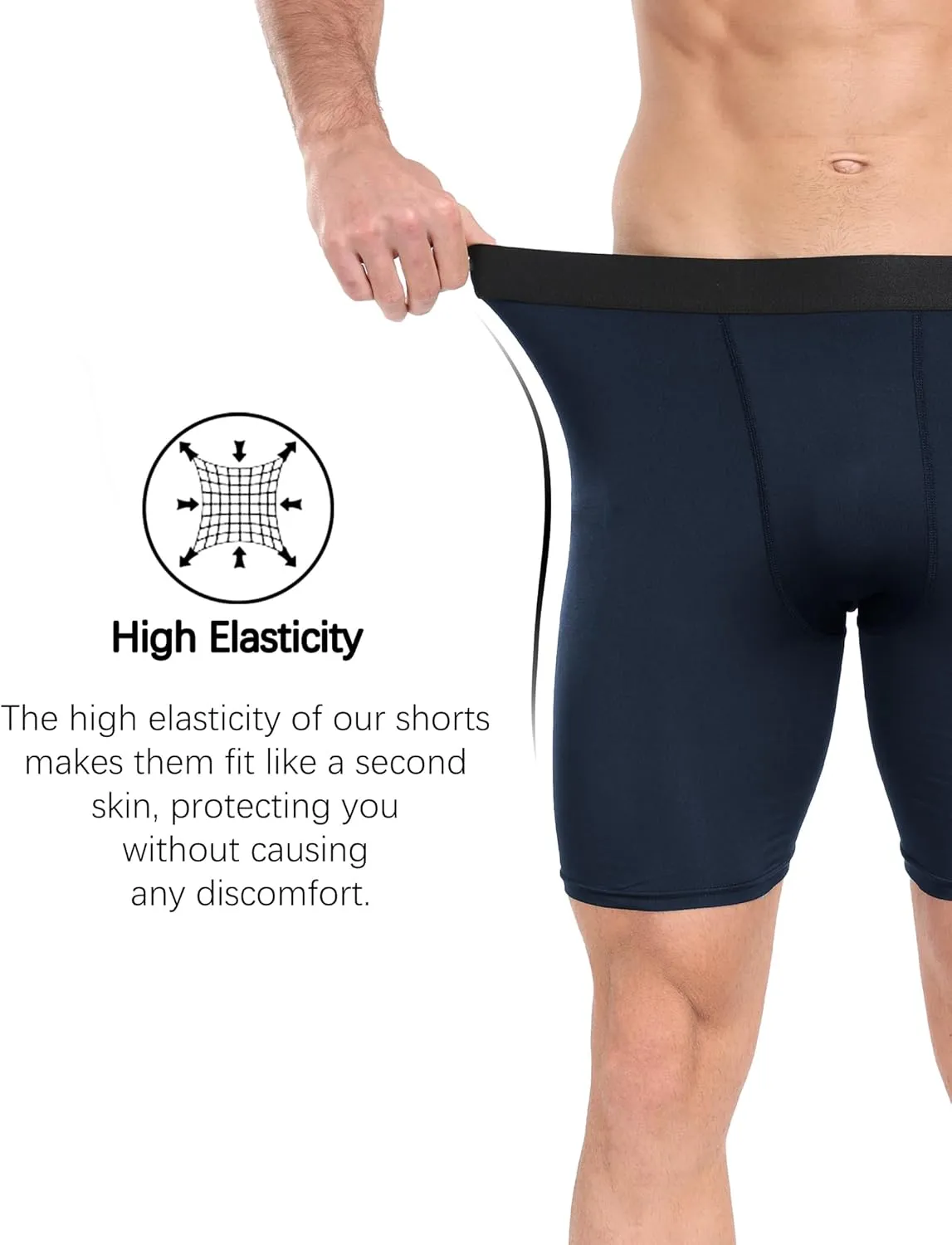 Compression Shorts Men Performance Sports Workout Athletic Running Underwear Shorts Spandex