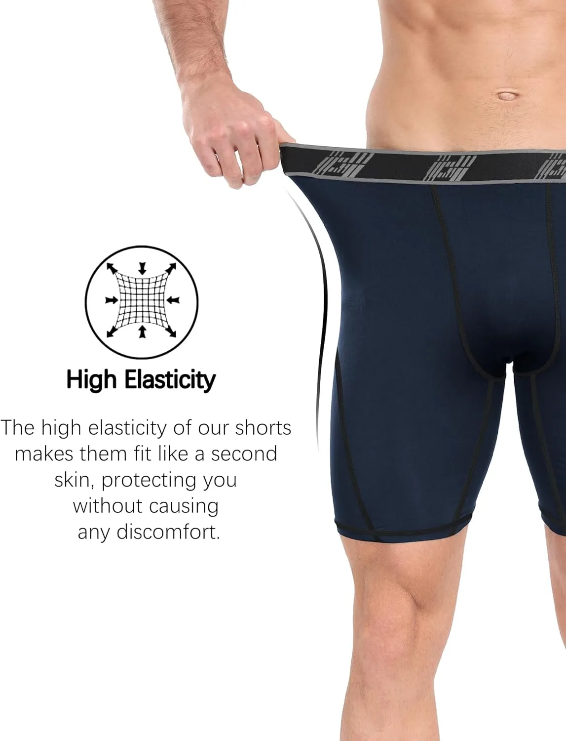 Compression Shorts Men Performance Sports Workout Athletic Running Underwear Shorts Spandex