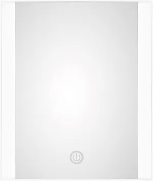 Conair Lighted Makeup Mirror, LED Vanity Mirror with Adjustable Base, Battery Operated in Glossy White