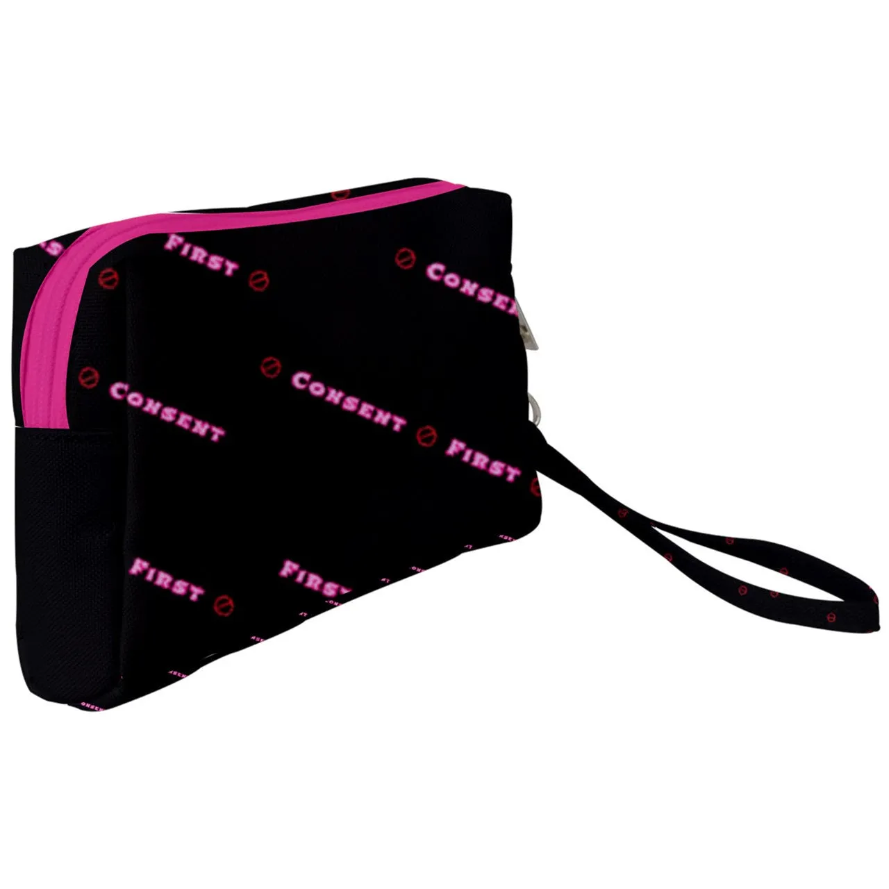 Consent First  Wristlet Pouch Bag (Small)